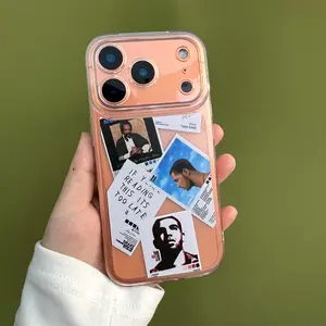 (Gift Idea)Suitable for iPhone 17 16 15 14 13 1211 Drake Album Cover and Track List Transparent Silicone Shockproof Phone Case Unisex Made in the USA