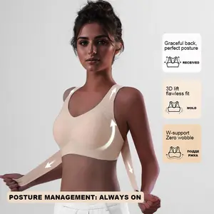 Posture Corrector Bra 2-in-1 - Supportive Shapewear for Back Pain Relief & Shoulder Support for Women Underwear,Seamless Posture Corrector bra, Adjustable Support for Back & Shoulders