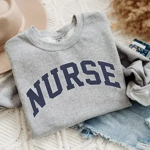 Nurse Sweatshirt, Vintage Retro RN Crewneck, ER Nurse Sweater, Gift for Her, Future Nurse Shirt, Perfect Nurse Gift, Casual Daily Wear