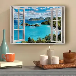 Landscape Pattern DIY Diamond Arts Colorful Painting Kit without Frame, 5D Diamond Arts Colorful Painting Kit, Wall Art Decor for Home Office