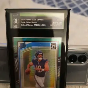 Optic Caleb Williams Rated Rookie 2024 Donruss Green Hyper Card #00405797 NM Mint Degree 8
