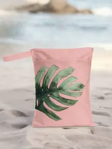 Reusable Women's Tote Bag with Space Pattern Print, Dry Wet Use for Beach Pool, Casual Style Diaper Bag Organizer