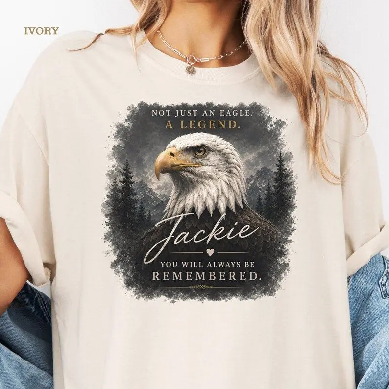 Jackie Memorial Shirt, Not Just an Eagle A Legend Tee, Jackie Bald Eagle Tribute Shirt, Wildlife Gift