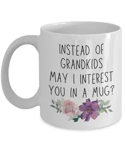 Mother's Day Gift, Funny Mother's Day Mugs - Reusable Ceramic Tumbler for Coffee Drinkware - Ideal Gift for Mom - White Color