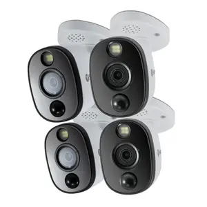SWANN Motion Sensor, Motion-Activated Add-On Bullet Security Camera - 4 Pack | SRPRO-4KWLBWB4