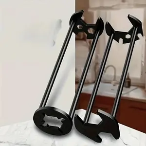 2026 New Multifunctional Sink Wrench Set, 2-Piece Heavy Duty Strap Wrench with Anti-Slip Grip, Combination-Ended Spanner Heavy Duty Tool with Metal Build for Sink, Basin Maintenance