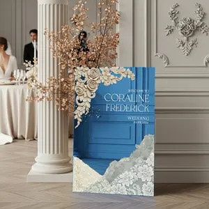 Mirror Wedding Welcome Sign