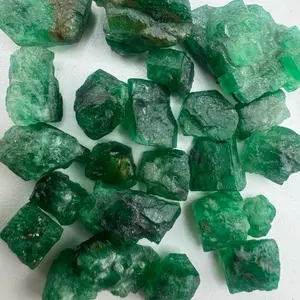 100Ct Natural Emerald Gemstones Lot Swat Pakistan 6mm–15mm 23 Stones #1973-41