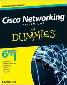 USED-Cisco Networking All-In-One for Dummies by Tetz, Edward (Paperback)