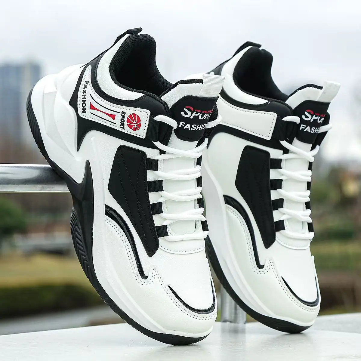 F 23 white black leather surface