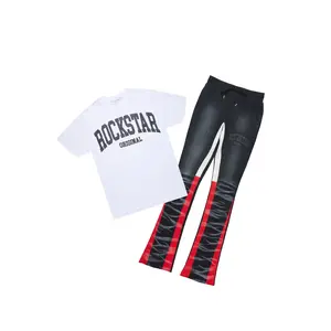 Nelly 2.0 White/Black T-Shirt/Relaxed Track Set