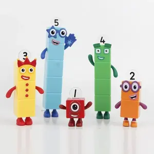 5pcs/Set Number Candle Action Figure Pvc Statue Collection Model Educational Toy Special Birthday Gift For Cake Decor