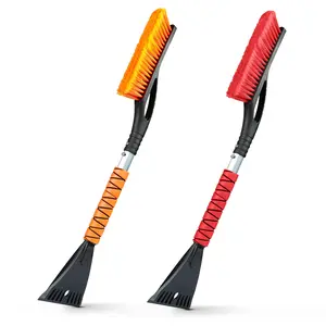 Car Snow Brush and Ice Scraper (2 Pack) 27" Size | EcoNour