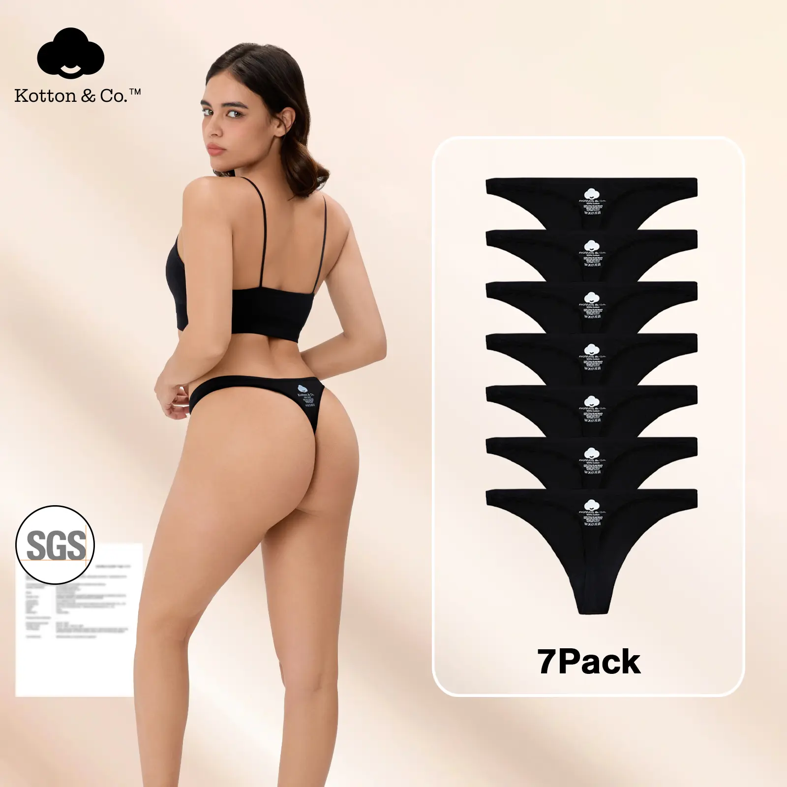 Kotton&Co. Women’s Portable Disposable Thongs – Perfect for Sports & Travel