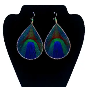 Metallic Thread Earring Large
