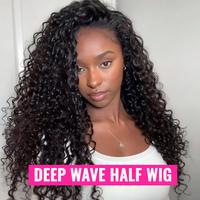 Deep Wave Half Wig