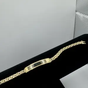 Esclava talla 7.5” oro 10K