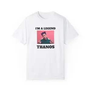 I'M A LEGEND THANOS Unisex T-shirt, Funny Tee, Thanos Shirt, Cotton Top, Squid Game Apparel