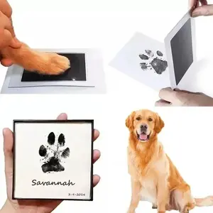 Pet Paw Print Ink Pad, 3 Counts/set Non-contact Creative Pet Memorial Supplies, Dog & Cat Accessories, Pet Supplies, Best Gift