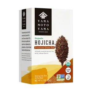 YAMAMOTOYAMA Organic Hojicha Preimum Green Tea, Set of 18