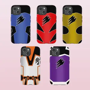 Power Rangers Jungle Fury Phone Case Collection | Juken Sentai Gekiranger Suit Designs for iPhone 16 Pro Max 15 Plus 14 Pro 13 12 11 XS Max etc Shockproof Superhero Anime Protection Durable Polycarbonate TPU