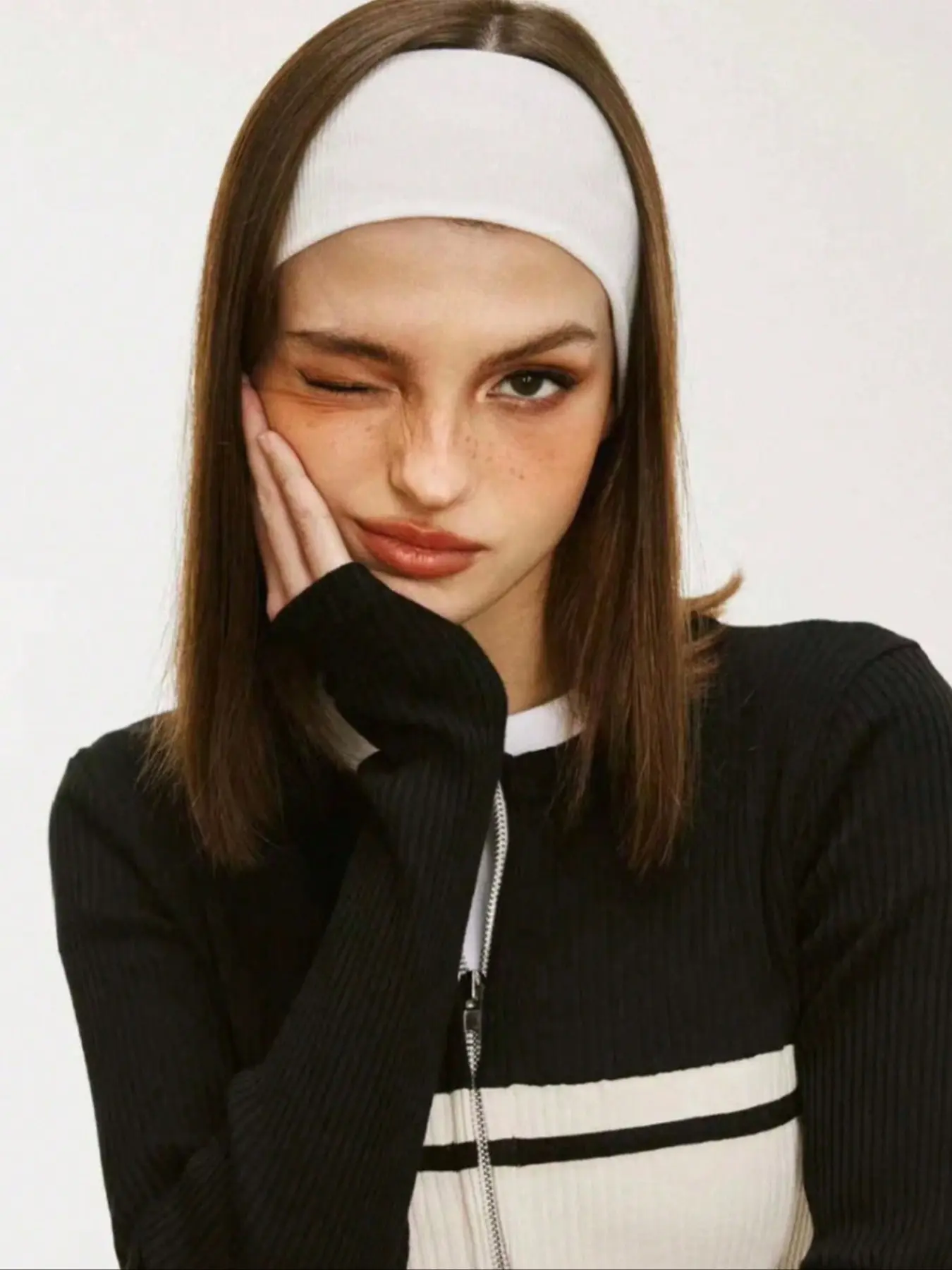 Women's Sports Sweat-Absorbing Headband, Ideal for Running, Fitness, Gym, Casual Wear, Forehead Protection, Turban Hairband for Fall/winter