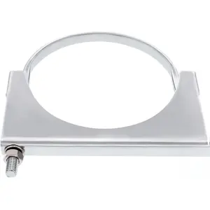United Pacific 6-inch Chrome U-Bolt Exhaust Clamp, Model 10291
