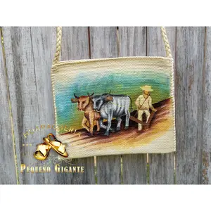 Morrales de Ixtle Pintados a Mano