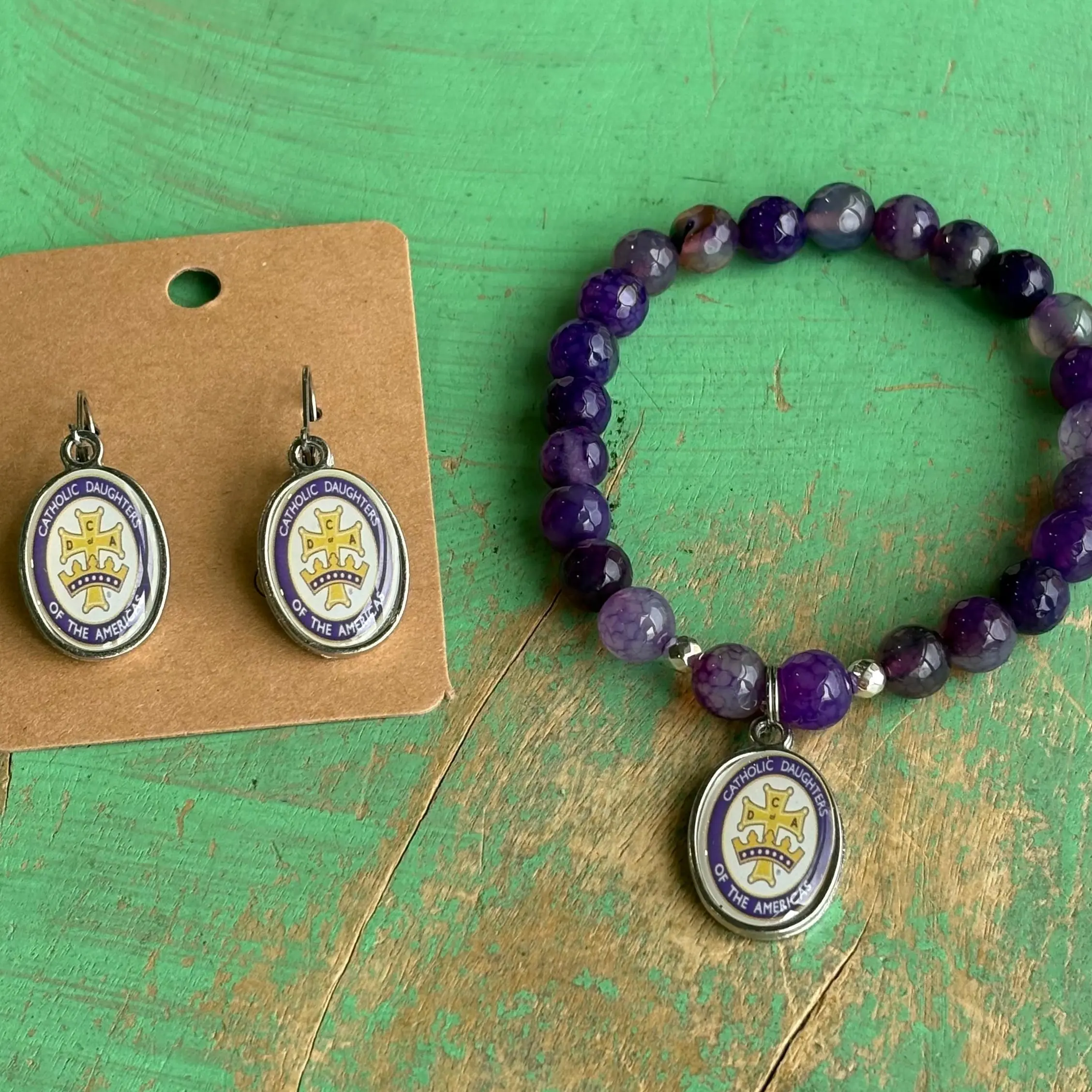 Catholic Daughters Bracelet or Earrings