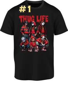 Horror thug life shirt vintage graphic