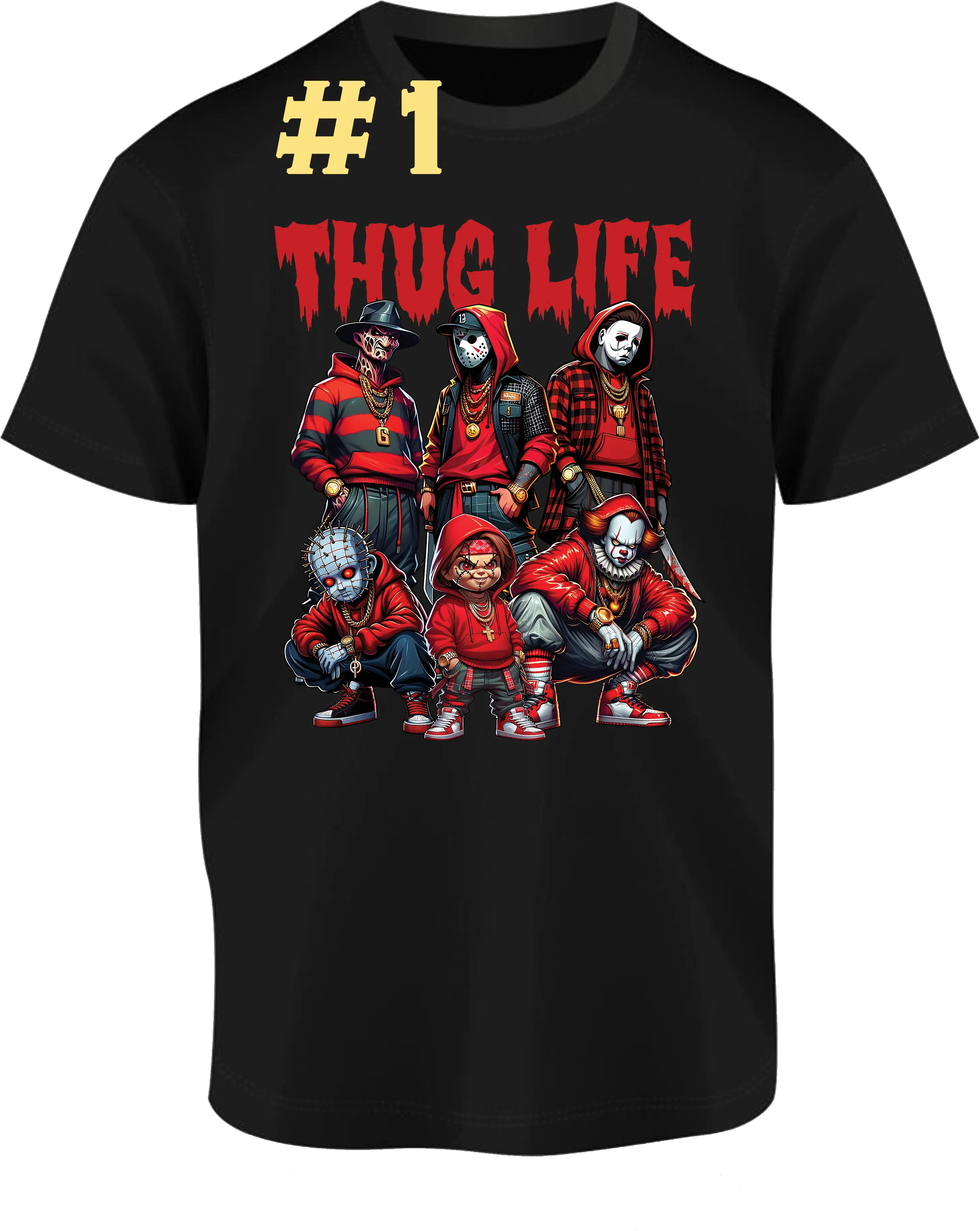 Horror thug life shirt vintage graphic