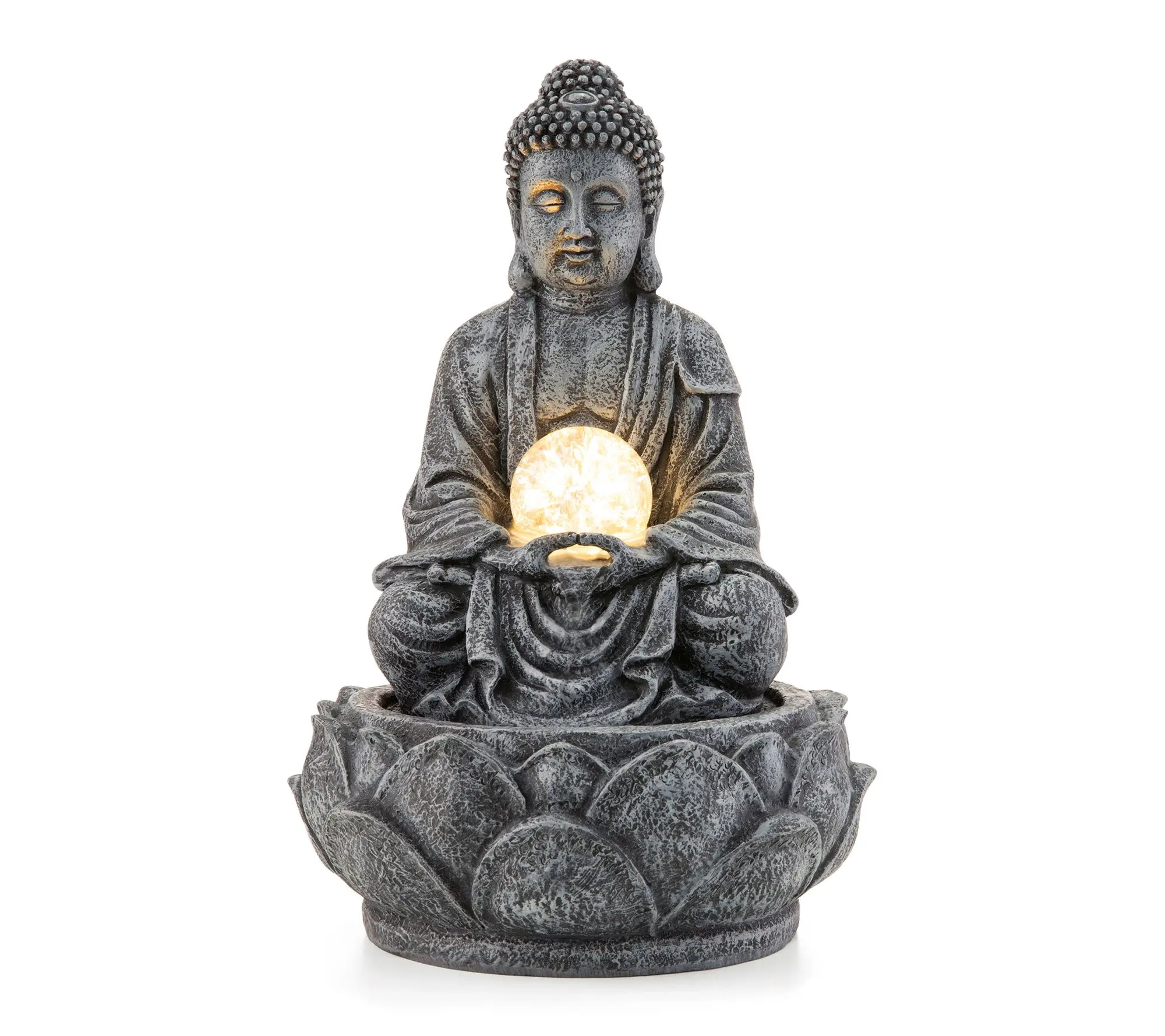 Glitzhome 12"H Zen-Style Polyresin Table Fountain Glitzhome 12"H Zen-Style Polyresin Table Fountain