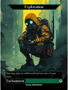 Exploration - Full Art Altered Art Custom Proxy Card