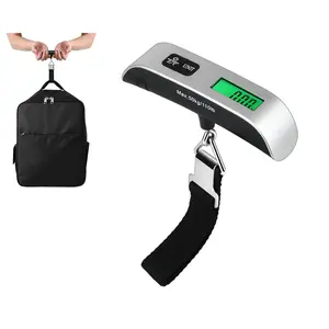 Luggage Scale, Portable Digital Hanging Baggage Scale for Travel, Suitcase Weight Scale with Rubber Paint, 110 Pounds, Battery Included,Travel for Weighing Luggage, Backpacks, Packages and Markets,gift