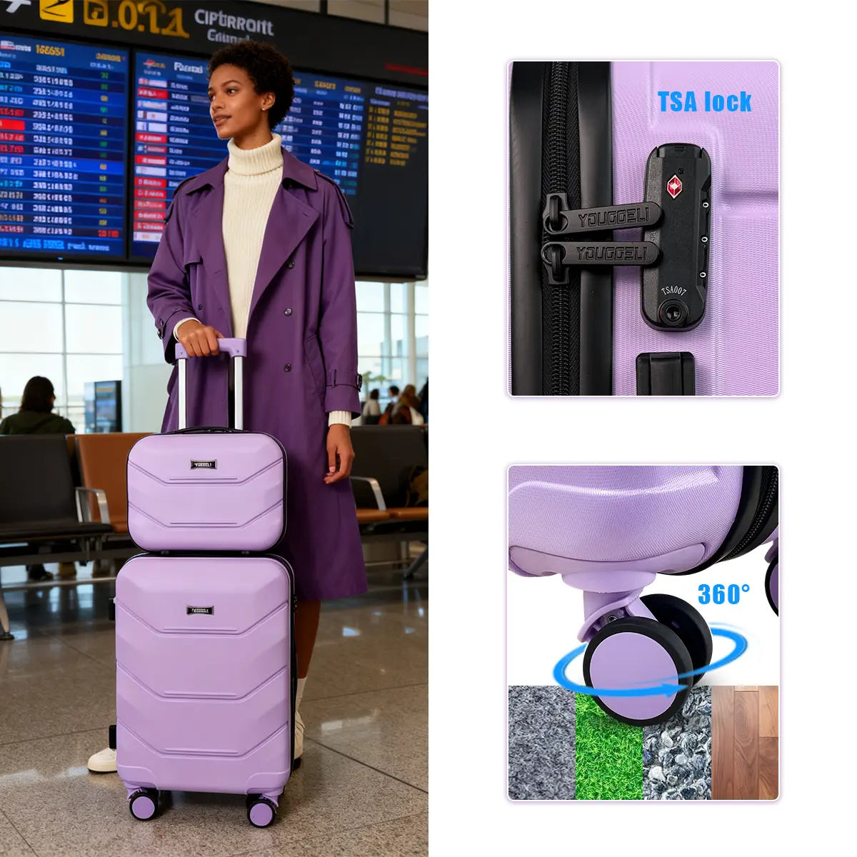 HAPPY FOR YOU様用 スーツケース ローズピンク XL TSAロック スーツケース Y03 Mサイズ ピンク（PINK） TSAロック | Mysite