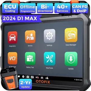 OTOFIX D1 Max Car Bi-Directional Scanner, ECU Coding, 40+ Services, Full System Diagnostics, Key Programming, DoIP & CAN FD 2-Years Free Update]