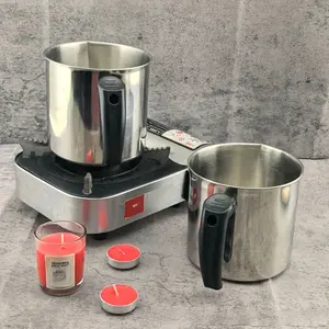 Stainless Steel High Temperature Wax Melting Pot, 1.4L Candle Making, Anti-Scald Handle, No-Drip Spout, Compatible with Soy Wax, Beeswax, Paraffin Wax
