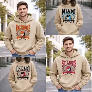 Vintage Baseball Graphic SAND COLOR Hoodie, Sports Baseball Player Hoodie Game Day Shirt Ballpark Baseball Top Unisex Sports Game Shirt - PTS