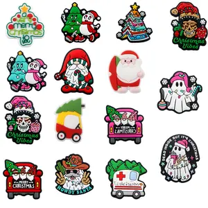 5pcs New Christmas Silicone Focal Beads featuring Christmas tree, Santa Claus, and other elements. Suitable for various DIY beaded pens, phone charms, necklaces, name tags Etc Handmade Products. DIY Beading Accessories