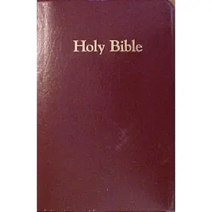 USED-Holy Bible - New King James Version [Words of Christ in Red/Dictionary/Concordance](Burgandy Imitation Leather) (412MR) by Thomas Nelson (Hardcover)