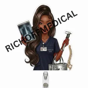 Rich Off Medical | Radiology Med Barb Badge Reel