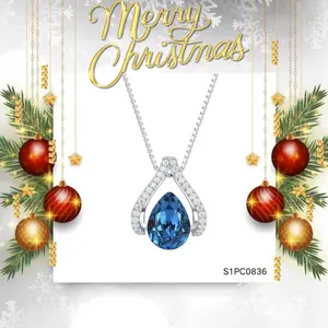 【Chow Tai Seng Jewelry】S925 Sterling Silver The Heart Of Blue Ocean Necklace