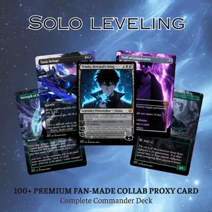 MTG Proxy 100+ Card Commander Deck – Monarch of Shadows | Dark Anime Power Fantasy | Includes Tokens