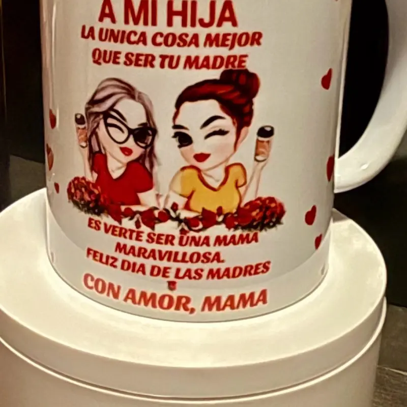 Taza Sublimada de Cerámica 11 oz con Diseño Exclusivo | 11 oz Sublimated Ceramic Mug with Exclusive Design – Creaciones de Fe