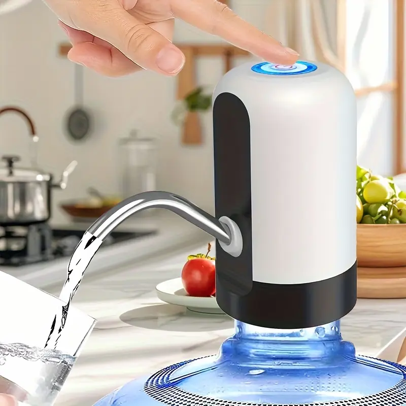 USB Charging One Click Water Dispenser, Suitable for 3-5 Gallon Bottles, Easy to Fetch Water, Suitable for Camping And Household Items