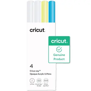 Cricut Acrylic Gel Pens Set, 1.0 mm, 4 Count - For use with Joy & Joy Xtra Machines