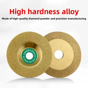 Diamond grinding disc for tile polishing, brazed glass cutting disc, jade polishing angle grinder polishing disc