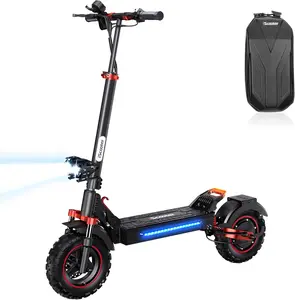iScooter Electric Scooter, 40/43/50 Miles Long Range & 28/38 MPH Top Speed E Scooter, 10/11/12" Offroad Pneumatic Tire Scooter for Adults with Turn Signals, Double Braking Systems, APP and Storage Bag