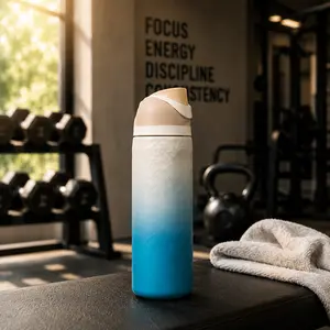 Owala Ocean Gradient FreeSip 24/32oz Water Bottle – Leakproof Insulated Straw Bottle for Gym, Travel & Everyday Use