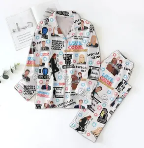 Law And Order Pajamas Set, KMH  Law Movie Pajamas Christmas, Law And Order Pajamas, 2 Colors